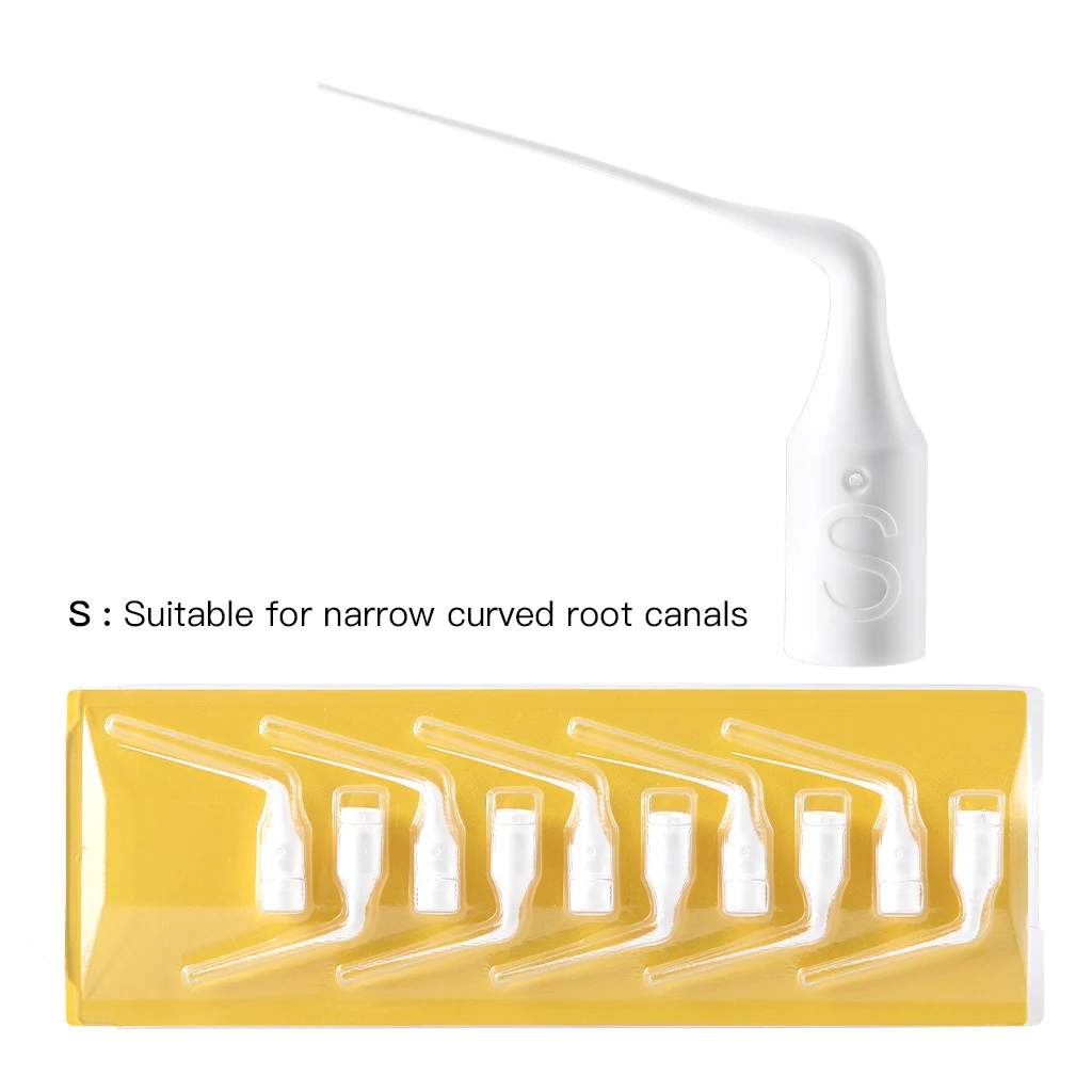 20 Stück AZDENT Dental Ultraschall-Aktivator-Spitzen, Endo-Irrigator-Spitzen Größe S/L für gerade, große und schmale, gebogene Wurzelkanäle – Detail 9