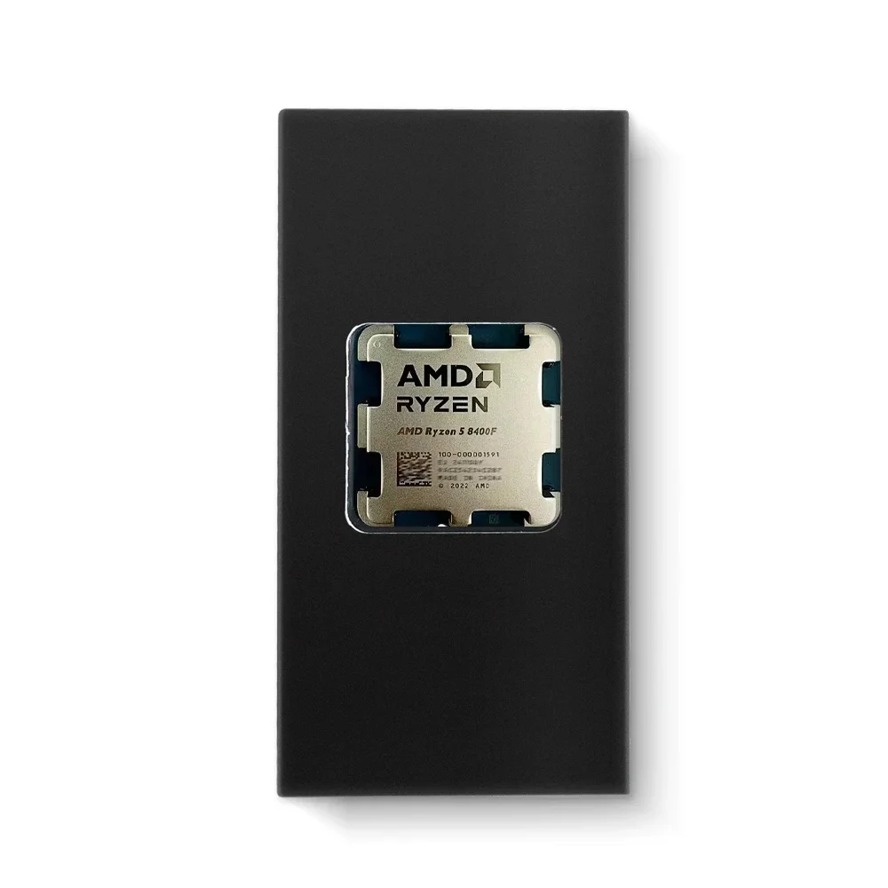 New AMD Ryzen 5 8400F 6-Core 12-Thread R5 8400F 4.7GHz 4NM DDR5 Socket AM5 TDP 65 CPU 100-000001591 but without fan For Desktop