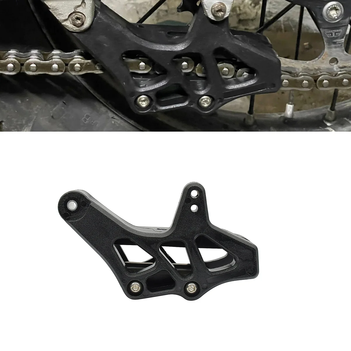 

Motorcycle Sprocket Chain Guide Guard For Husqvarna FS FX FC FE TE TC TX 125 250 300 350 449 450 480 501 2014-2021 Dirt Pit Bike