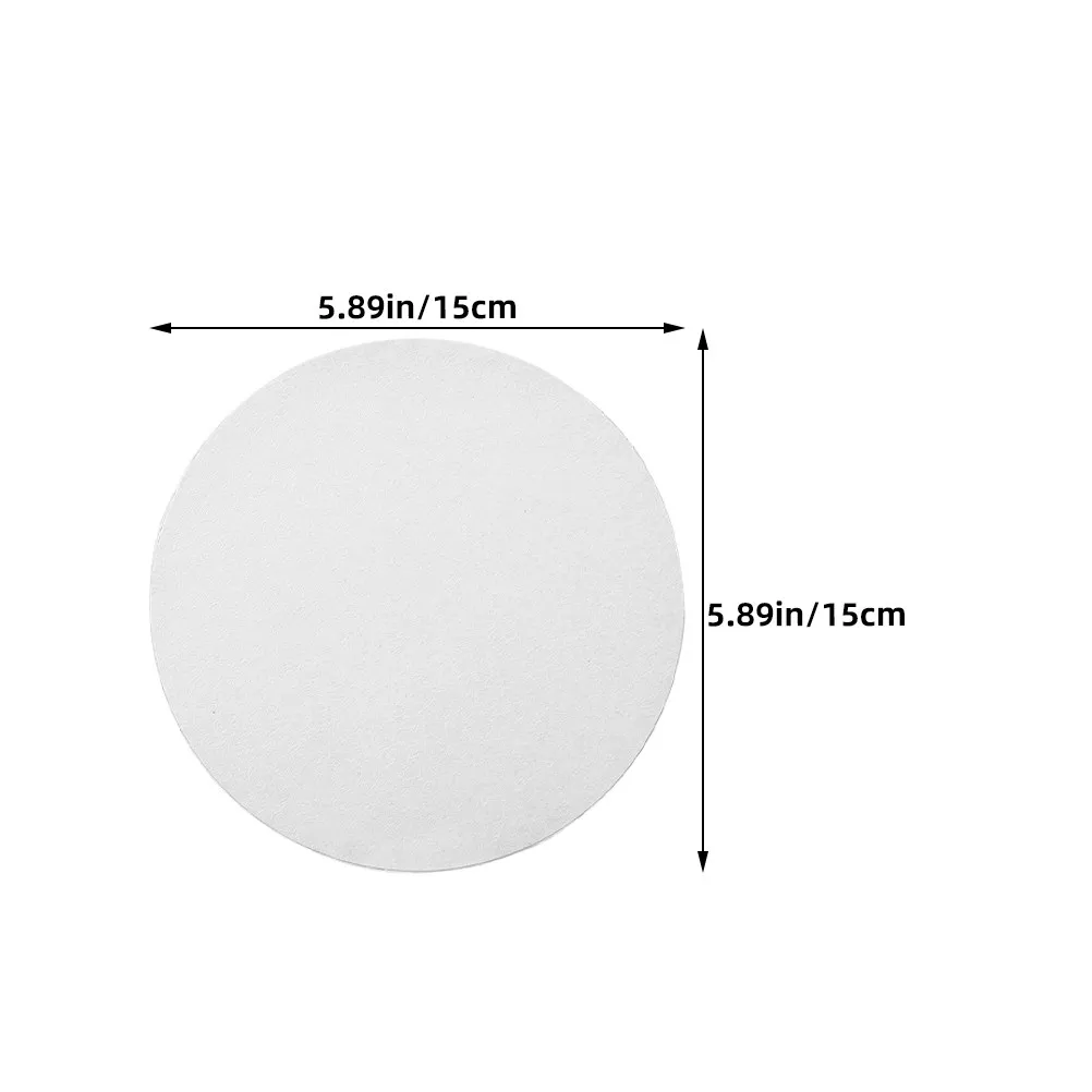 10Pcs Round Paper Cake Boards 5.89 Inch Corrugated Cake Circle Base Fine Craftsmanship Smooth Finish for Bakery Dessert Display