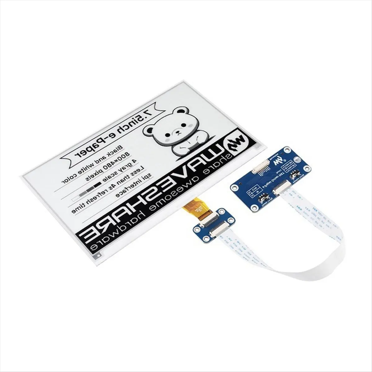 T35C  7.5 Inch Display HAT 800x480 Black White E-Paper Screen for Nano RDK X3