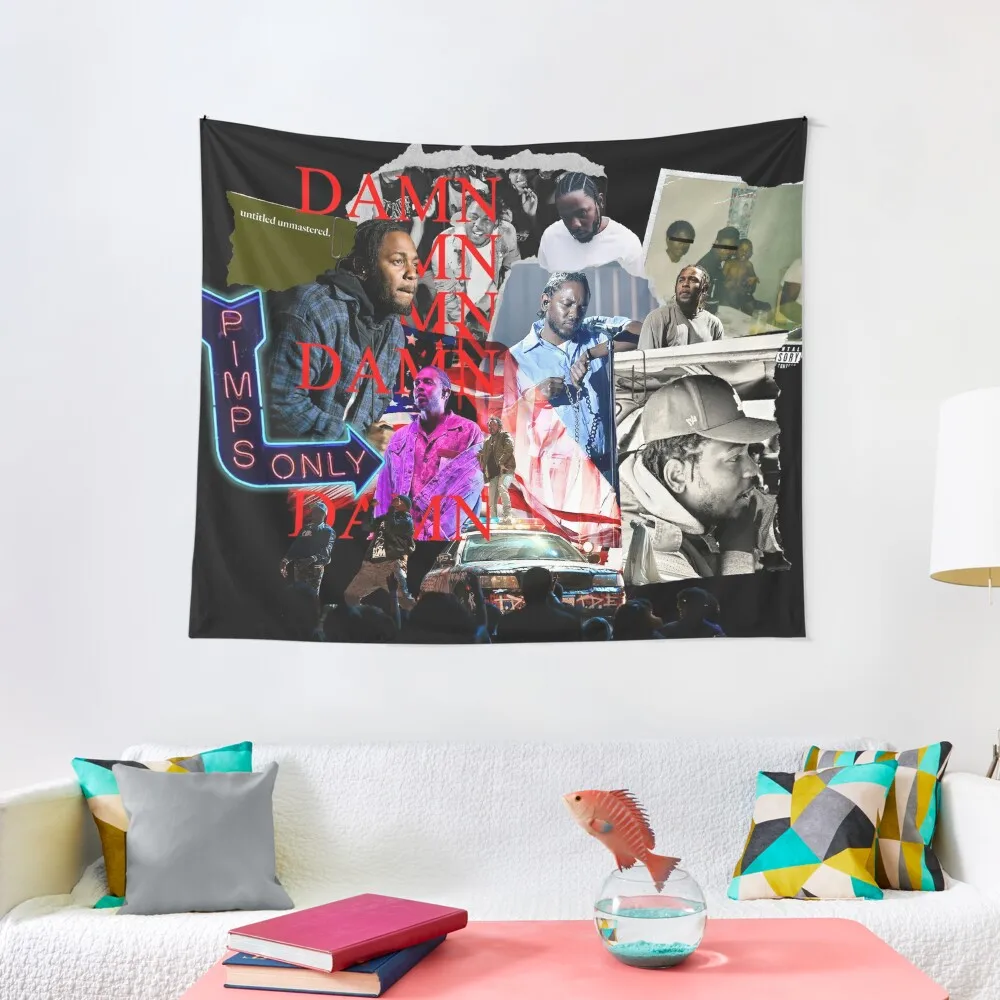 

Kendrick Lamar Collage Tapestry Tapete For The Wall Bedroom Decor Aesthetic Room Decorations Tapestry