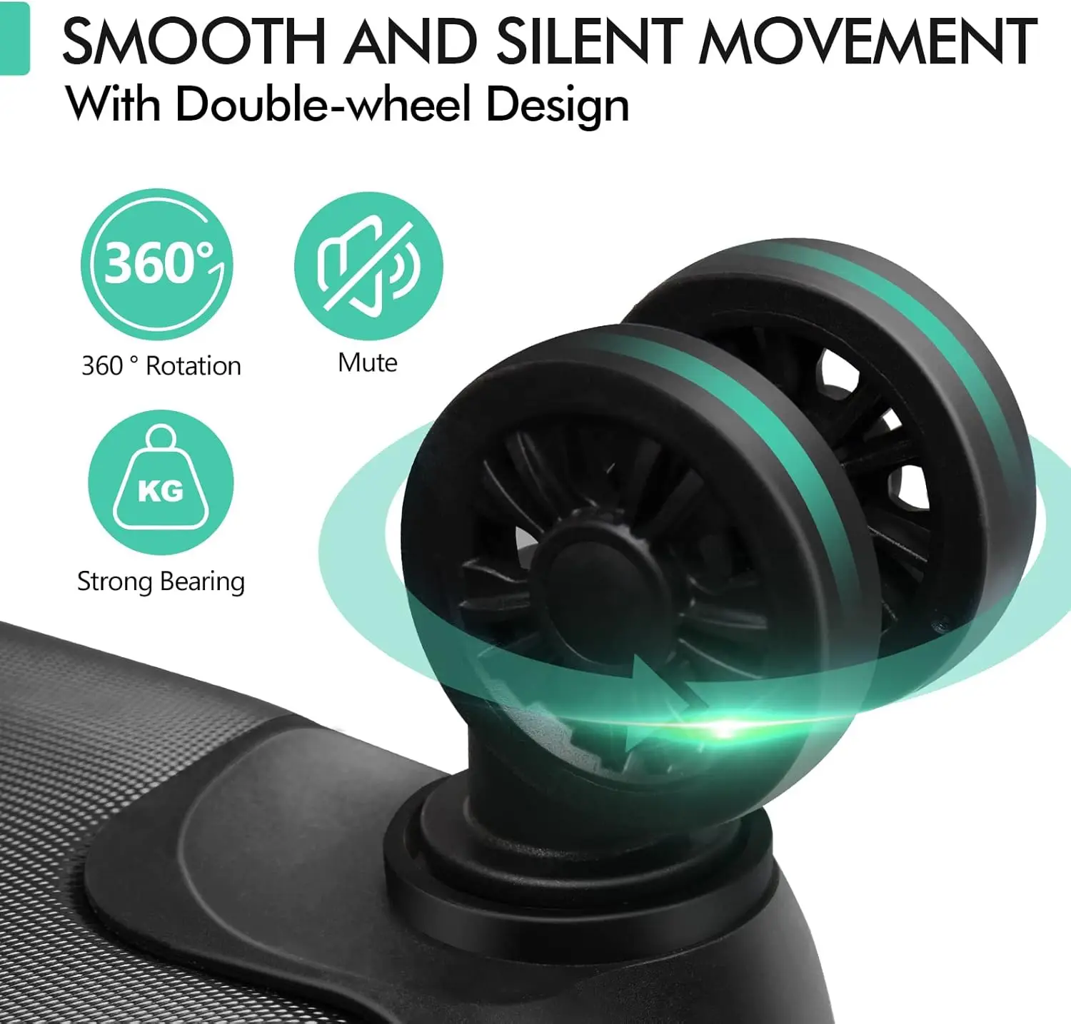 Lightweight ABS Hardshell 3-Piece Suitcase Set with 4 Spinner Wheels, TSA Lock, Ideal for Travel and Luggage Organization