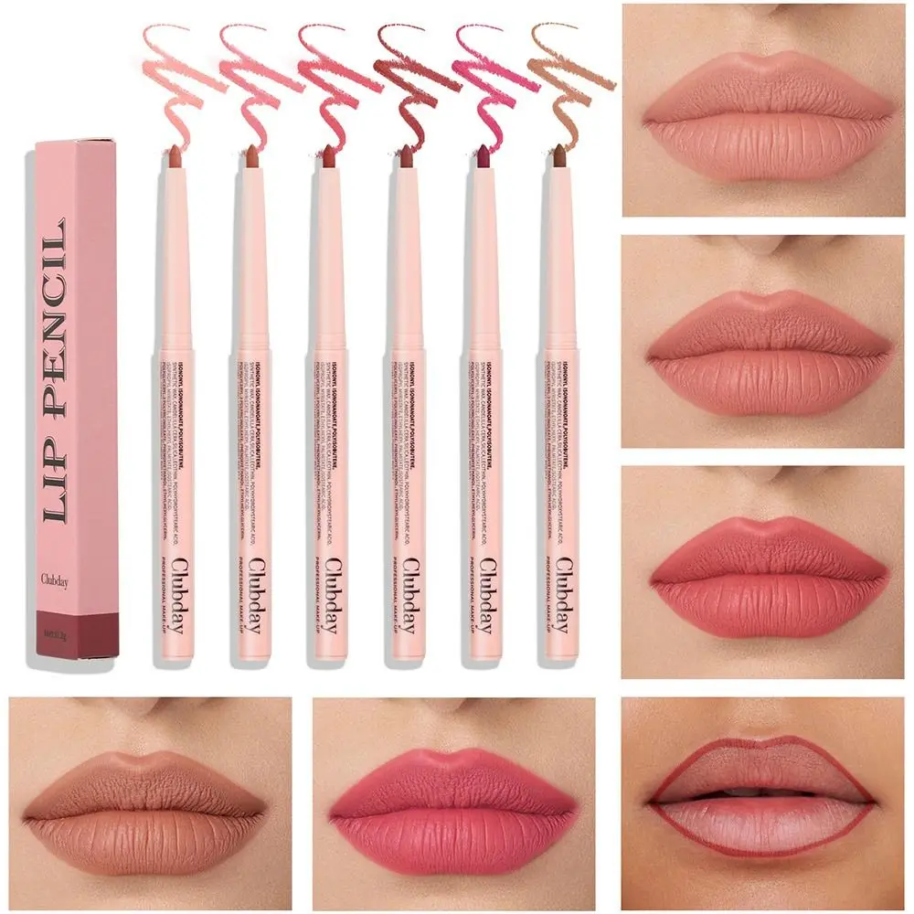 Natural Outline Lip Contour Line matita per labbra New Matte Waterproof Lip Liner Velvet Velvet Lip Liner Pencil