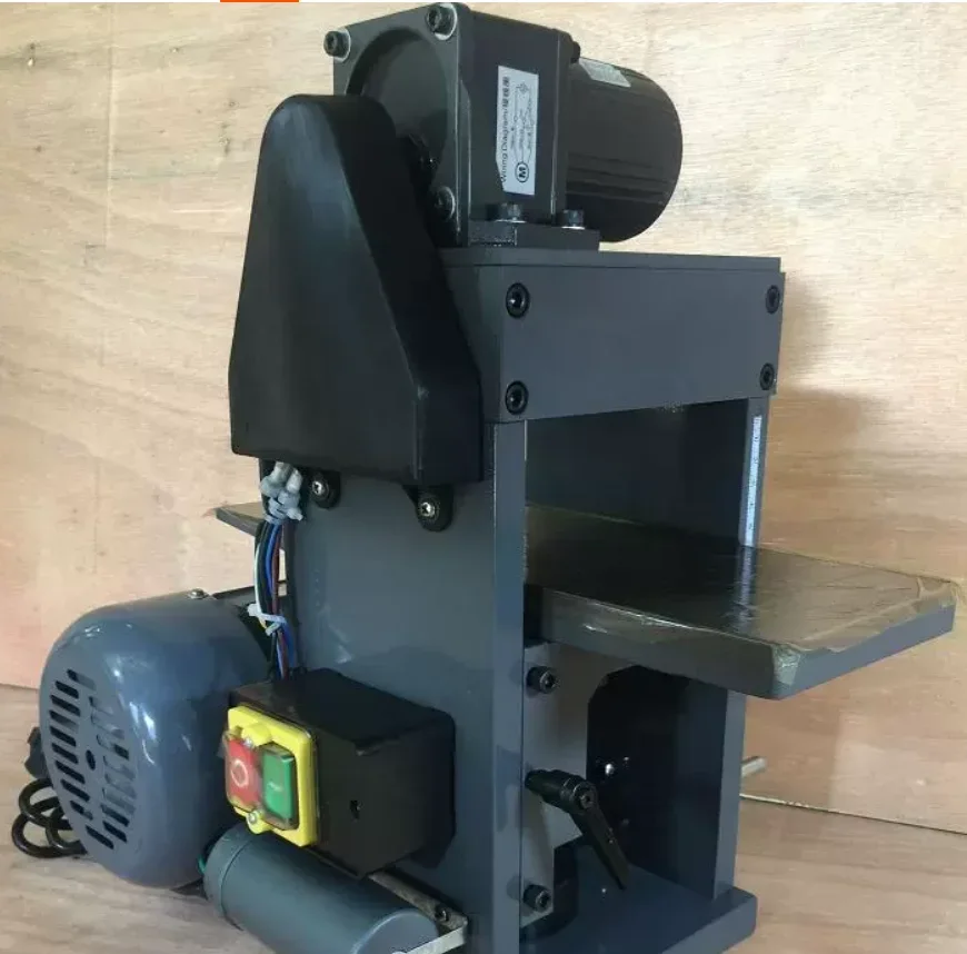 Silent Mini Wood Planer 12×8cm, High Cutting Capacity Precision Thicknesser for Model Woodworking & DIY