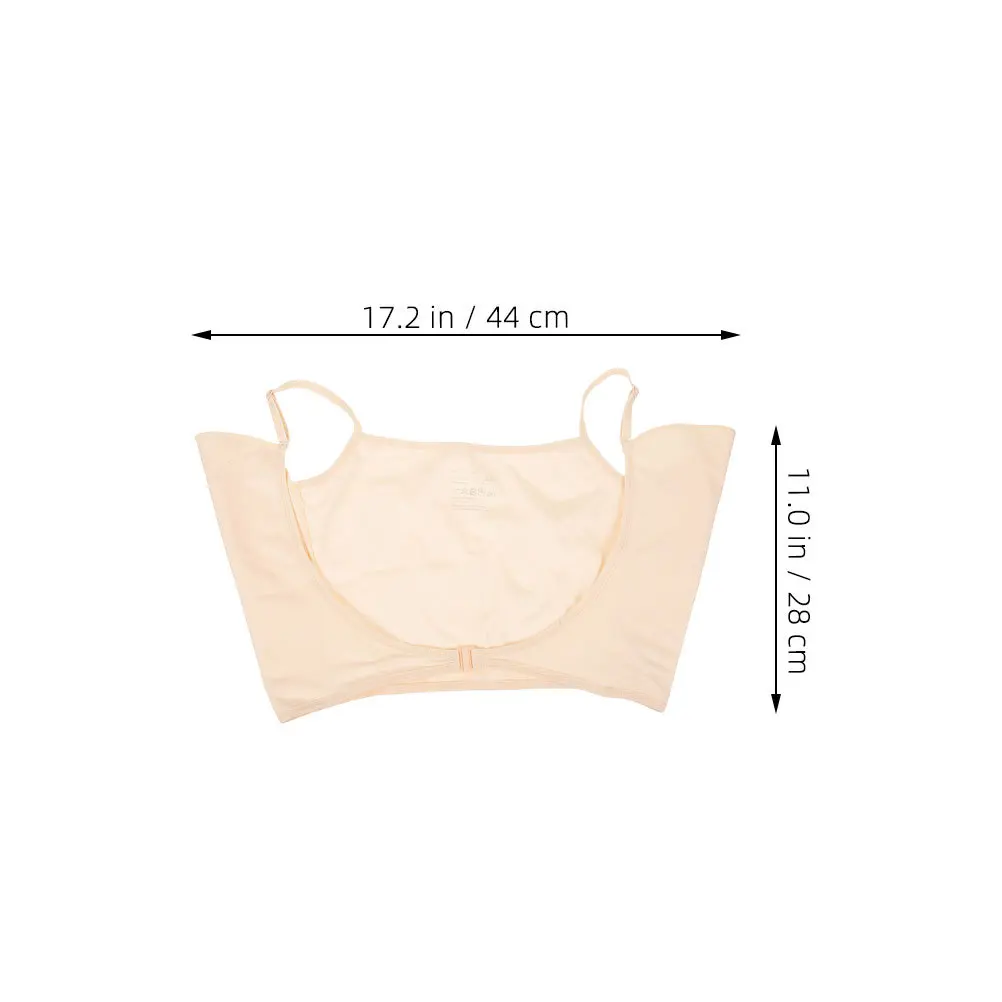 2 stuks lichtgewicht onderarmzweetbeschermer herbruikbaar wasbaar zweetabsorberend vest voor dames ademend ontwerp voor