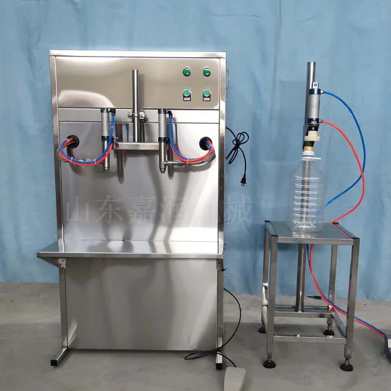HCY Semi-automatic piston filling machine, laundry detergent 1-5L filling machine