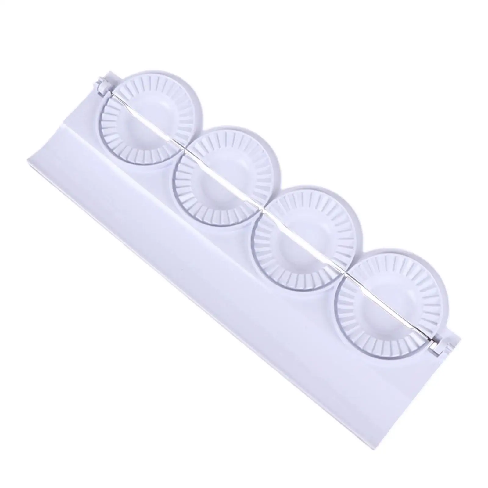 Dumpling Maker Press Potstickers Maker Easy to Use for Home Foldable Makes 4 Pierogis Kitchen Accessory for Pie Empanadas