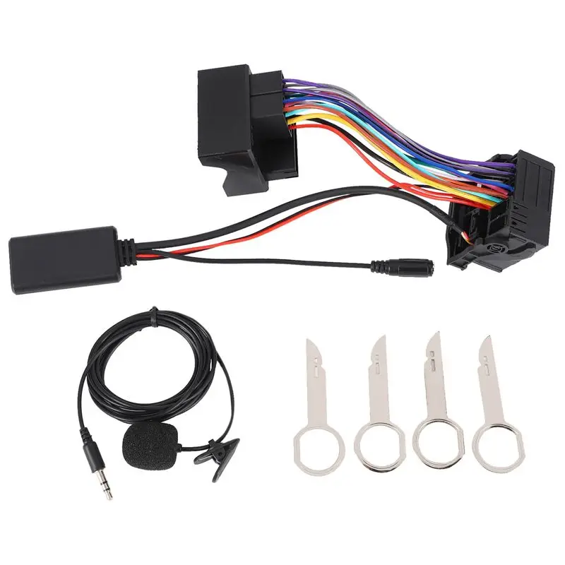 Portable Car Audio Bluetooth Cable Adapter For Ford Fiesta Focus Mondeo Kuga Sony 6000CD Radio Musik Stream