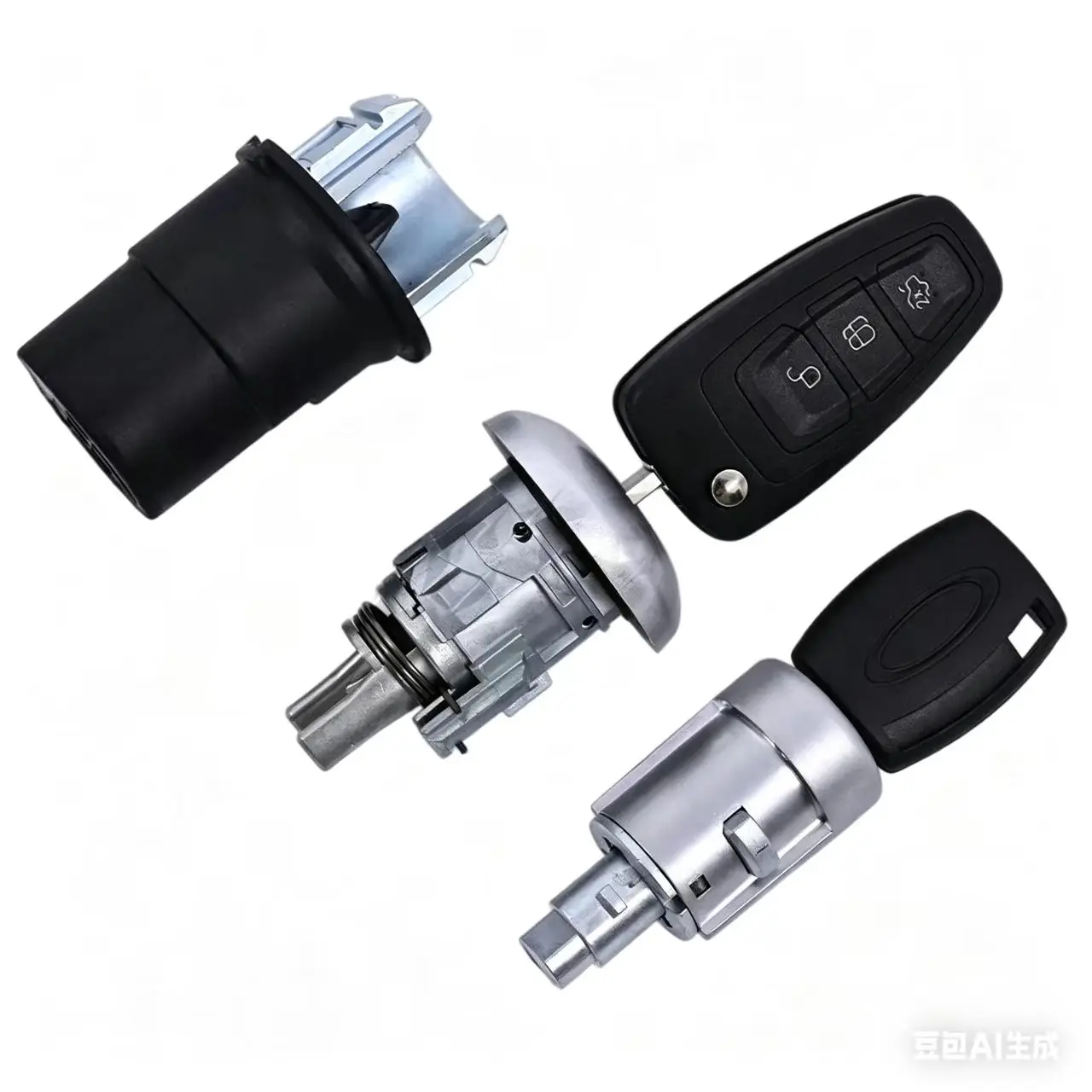 

For Ford For Transit Custom 2015 2020 Complete Lock Set With Remote Key Includes OEM Number 2226990 Quick Replacement