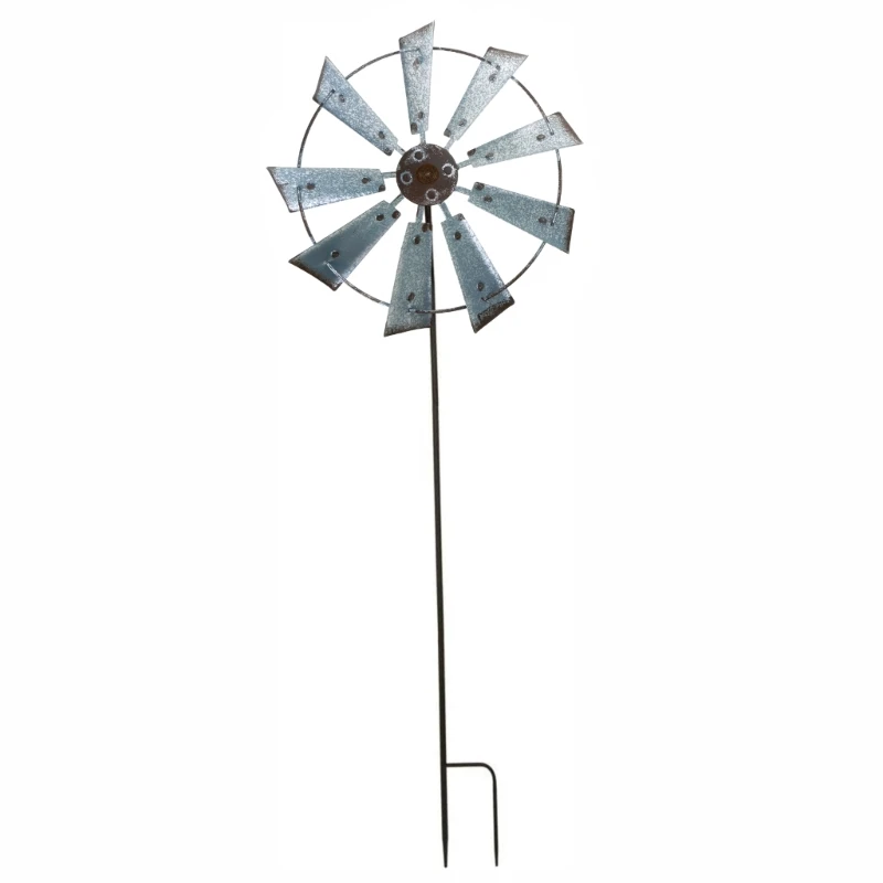 

Metal Windmill Outdoor Wind Spinners Garden Lawn Decorations Metal Yard Decors