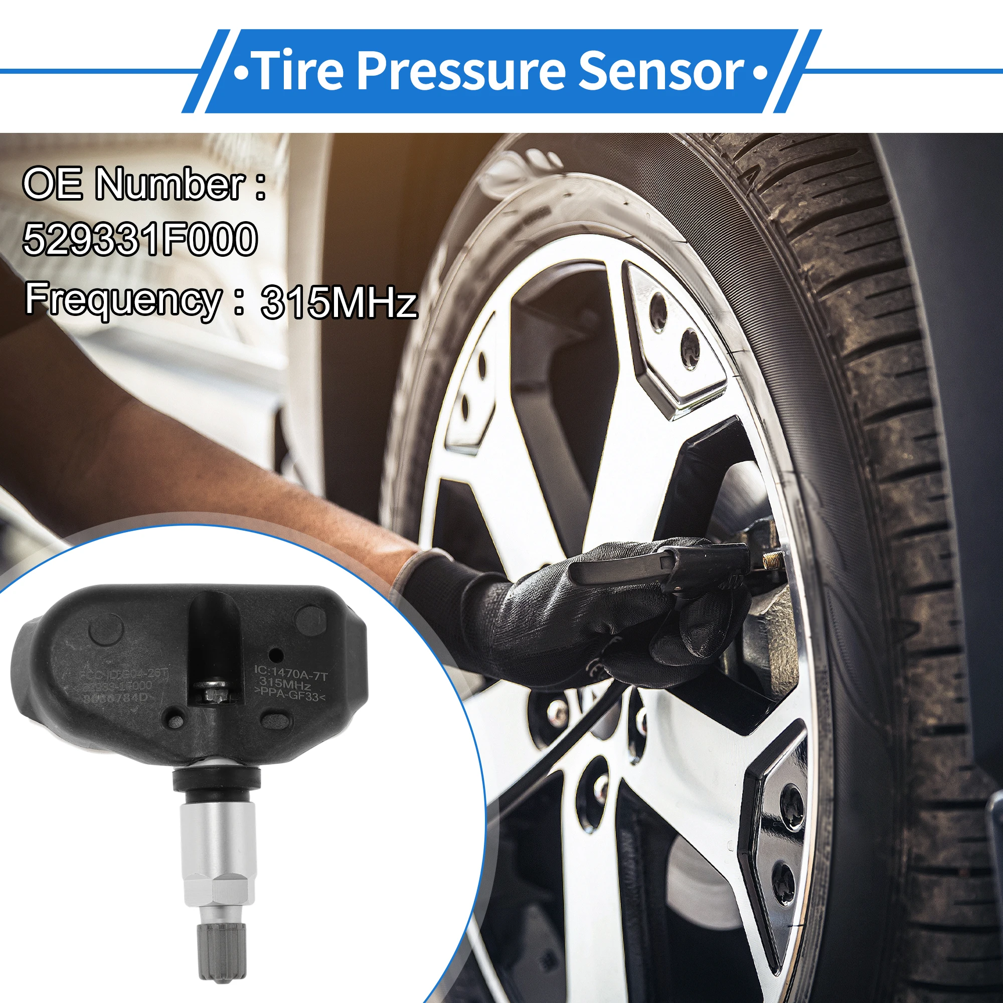 UXCELL Tire Pressure Sensor TPMS Sensor 315MHz No.529331F000 for LEXUS CT200H 11-17