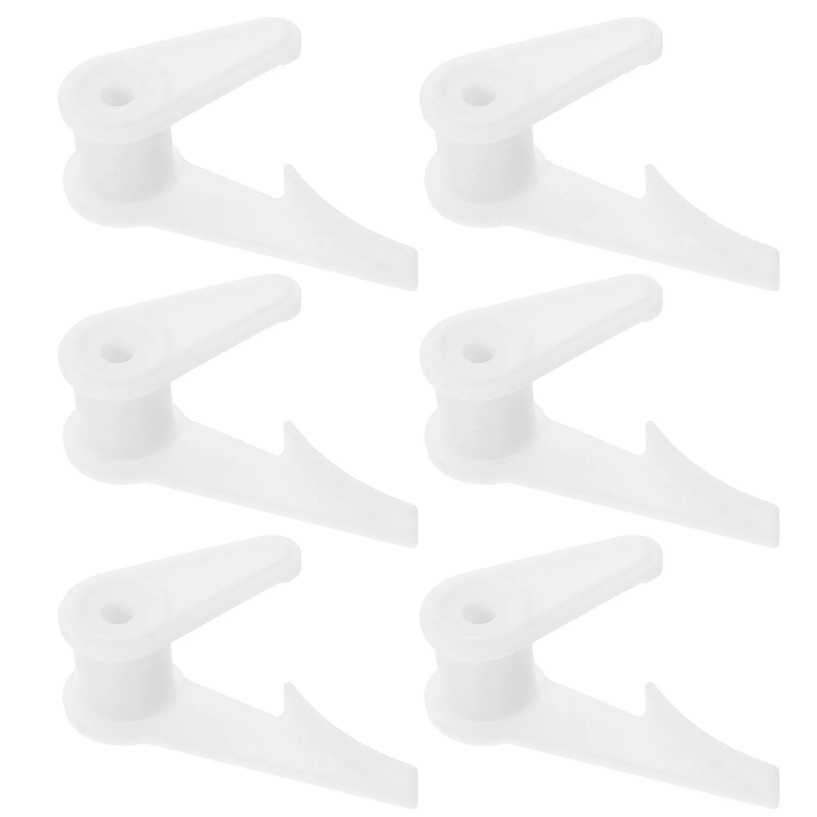 6Pcs Light Fixture Installation Clips Plastic Ceiling Flush Mount Hardware Shade Clip Mounting Plates for LED Ceiling Lamps