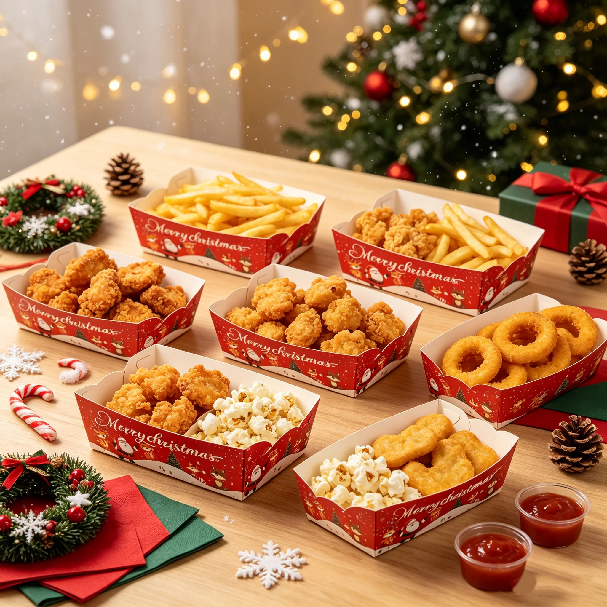 Set di Stoviglie Usa e Getta a - Xmas Food Snacks recensione e prezzo