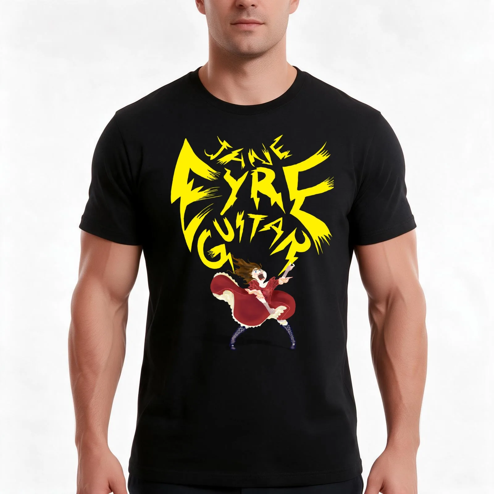 Jane Eyre Guitar Men T Shirt man t shirt graphic