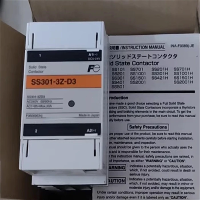 Brand New and Original SS301-3Z-D3 Solid State Contactor 240VAC 50/60Hz