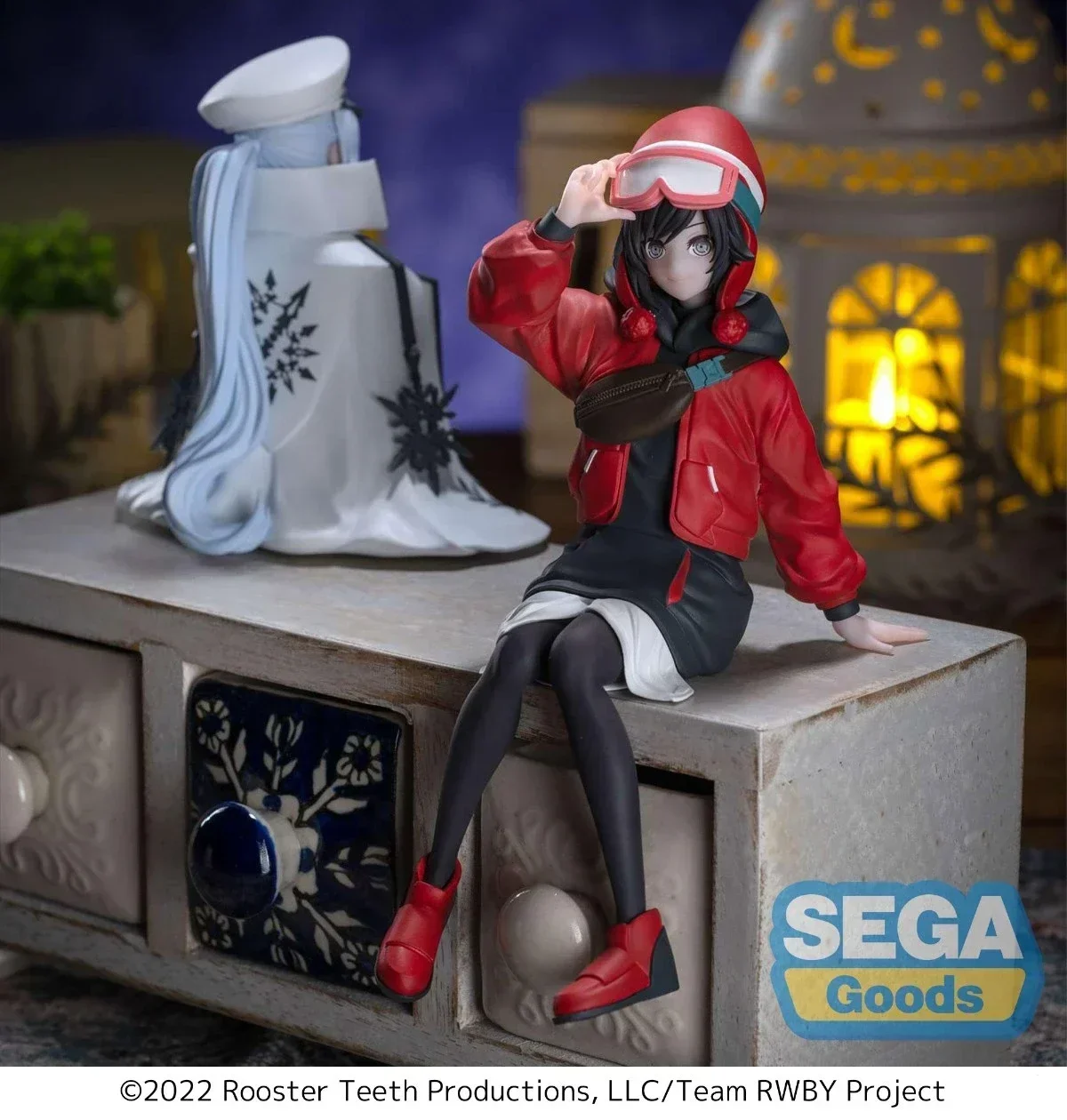 Sega original rwby eis queendom rubin rose weiss schnee charakter modell verzierung sammlung action figur kinder spielzeug geburtstags geschenk