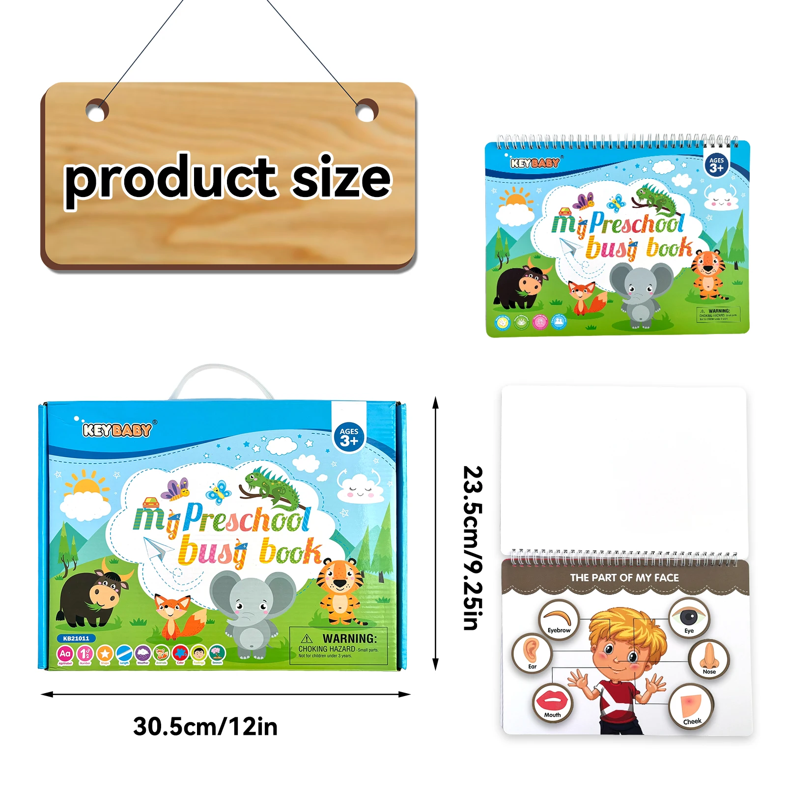 

Preschool Busy Book Educational Activity Book With Interactive Matching Puzzles For Cognitive Skill Development And Sensory Play