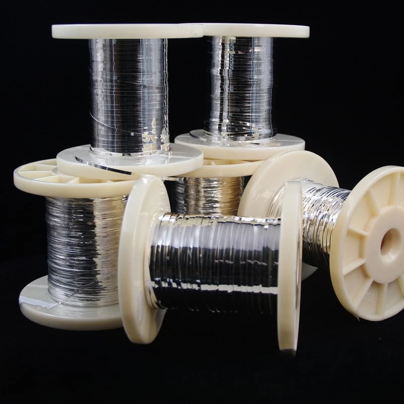 

5Cr20Ni80 Nichrome Heating Wire | Flat Resistance Wire for Vacuum Packaging & Industrial Heating