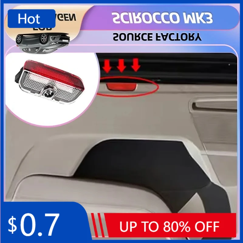 

GOLF 4 5 6 7 для VW VOLKSWAGEN 2026 Новые горячие антенны светодиодный проектор двери автомобиля Ghost Shadow Добро пожаловать аксессуары для VW Tiguan