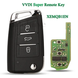 jingyuqin Xhorse 3 Buttons XEMQB1EN VVDI Super Remote Key For VW MQB Type For VVDI2 /VVDI MINI Key Tool/VVDI Key Tool Max