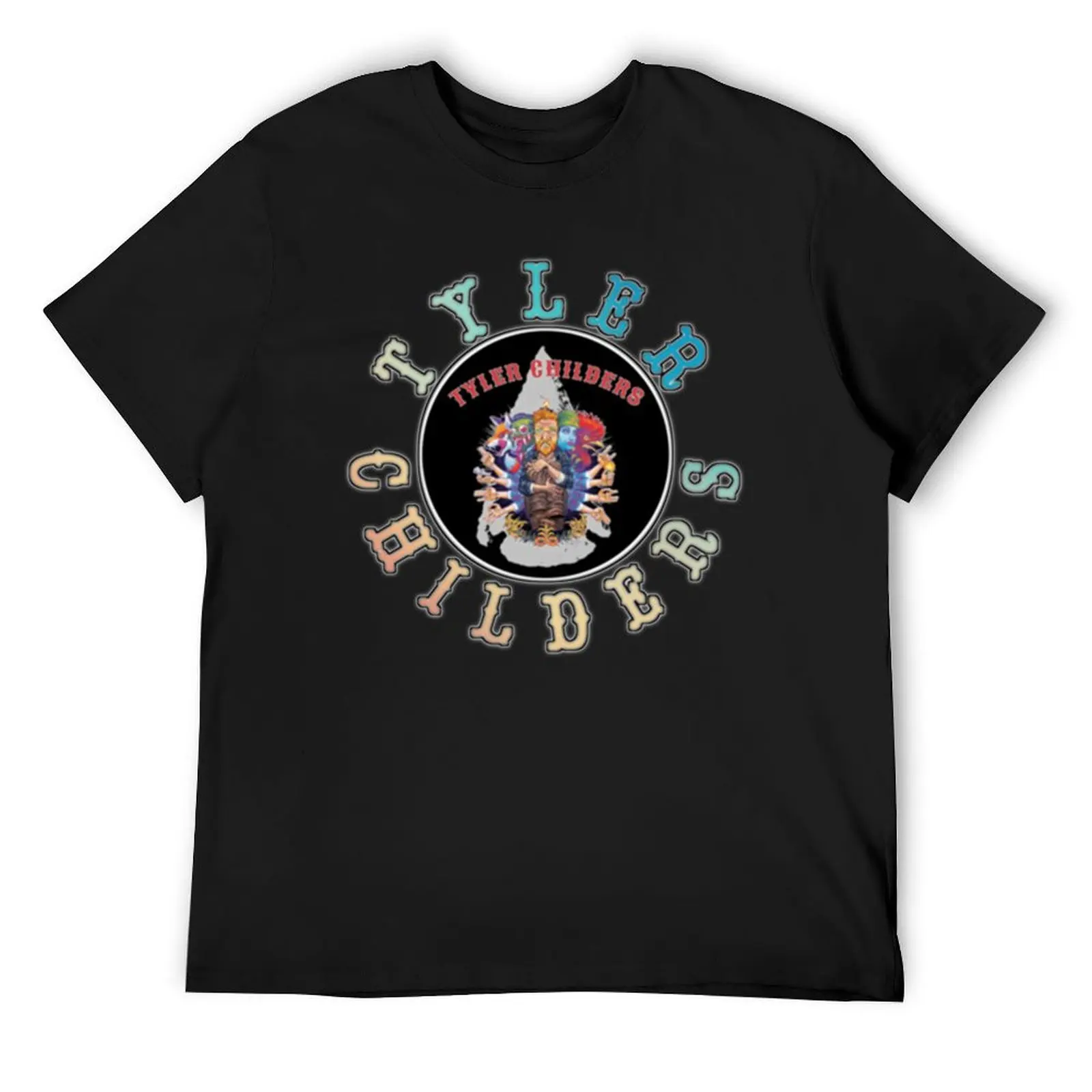 

Tyler Childers Rainbow Pullover T-Shirt luxury clothing labubu Clothing Luxury man vintage anime shirt funny t shirts men