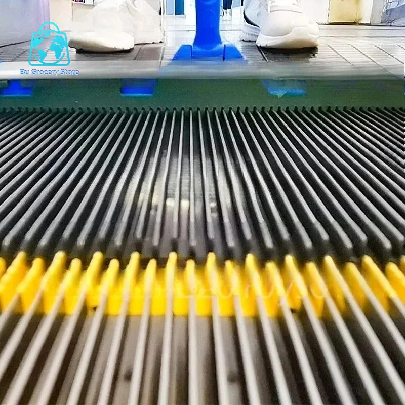 Escalator cleaning brush Metro escalator cleaning artifact Track escalator gap groove cleaning brush
