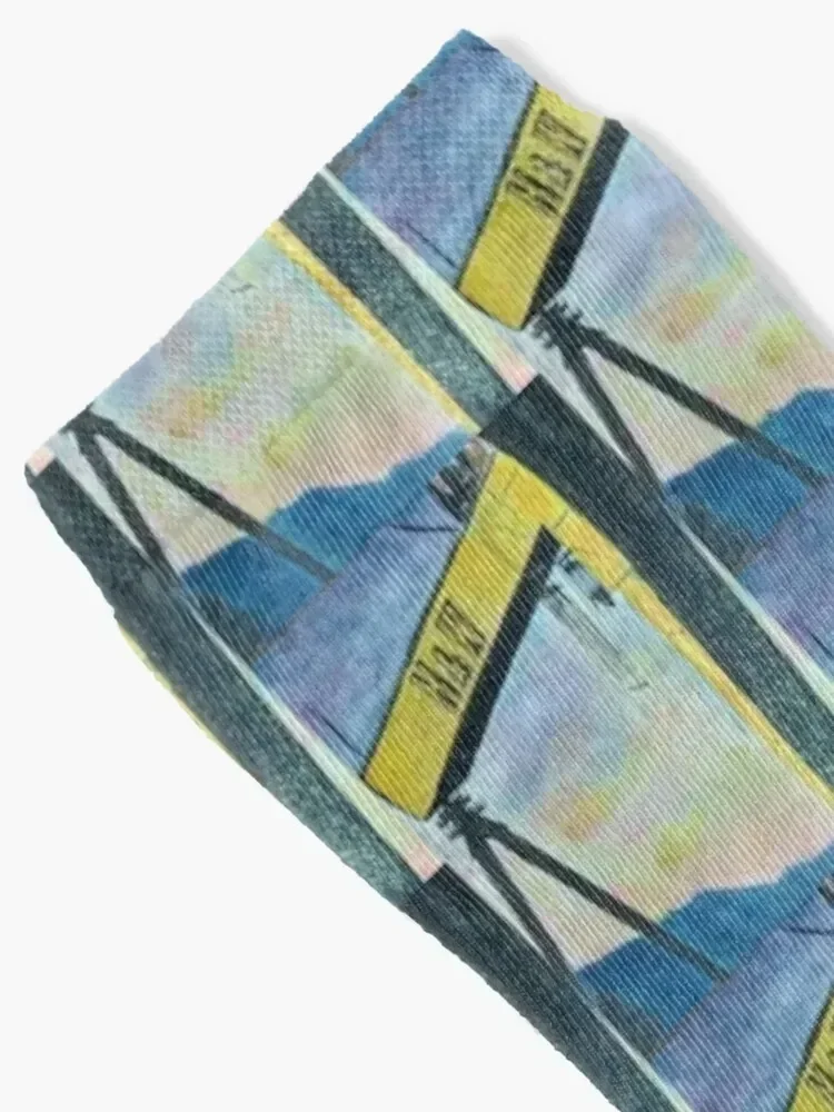 Samson and Goliath, Belfast, cranes Socks football Stockings Socks Men's Women's