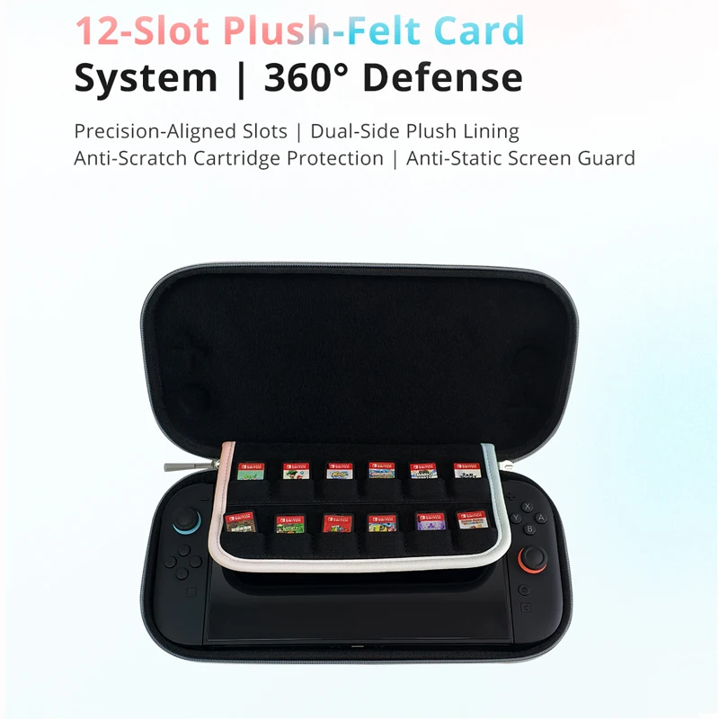 MOBAPAD P1 Carrying Case  Anti-fall Anti-seismic Straps,With Card Storage，Storage Bag Game Accessories for Nintendo Switch 2