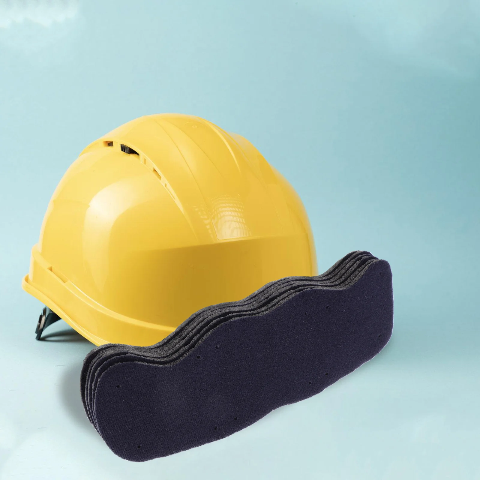 

6Pcs Safety Hat Liner Cotton Sweatband Sweat Absorbent Cooling Hard Hat Insert Replacement for Construction Welding Industrial