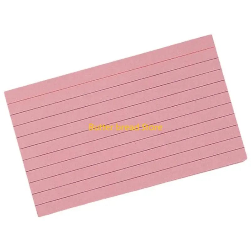 W89C 50 Blätter farbige Notecards 3x5 Zoll breit ausgekleidete Studienkarte Notizkarte Regiert