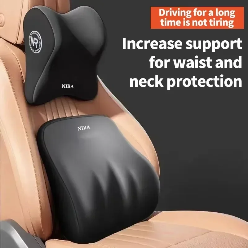 Auto Nackenkissen Taille Unterstützung Pad Kopfstütze Taille Kissen Auto Sitz Zurück Kissen Fahrer Lenden Kissen