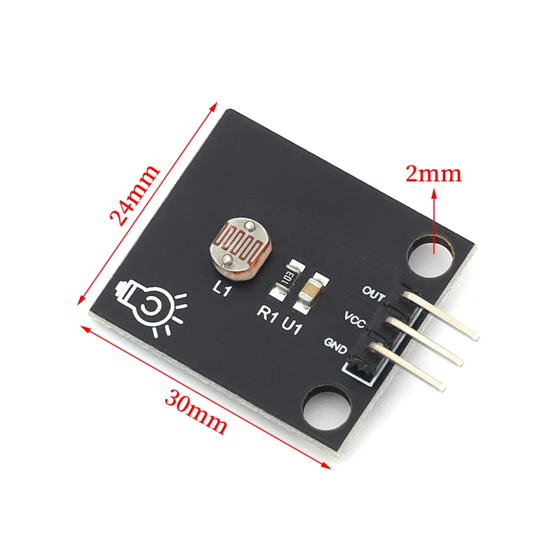 Photoresistor Brightness Light Sensor Module Light Detection Electronic Block For Arduino