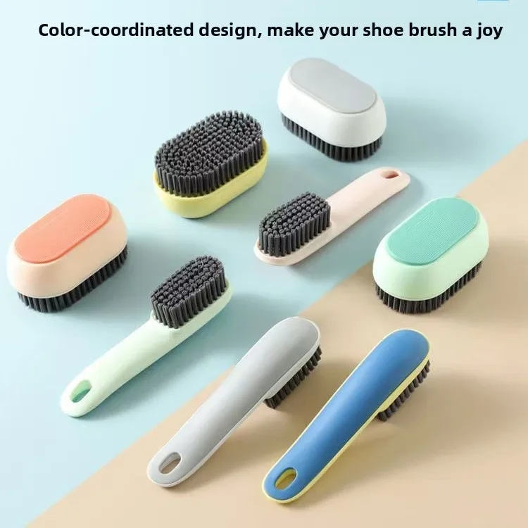 Soft Bristle Shoe Brush Clothes Washing Multi-Functional Cleaning Laundry Brush No Damage to Shoes Home Use Utility Brush