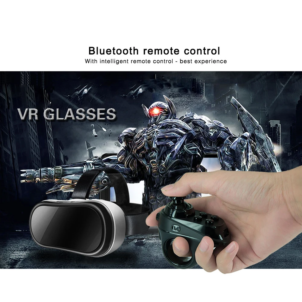 

R1 Mini Ring Bluetooth4.0 Rechargeable Wireless Vr Remote Game Controller Joystick Gamepad For Android 3d Glasses Accessories