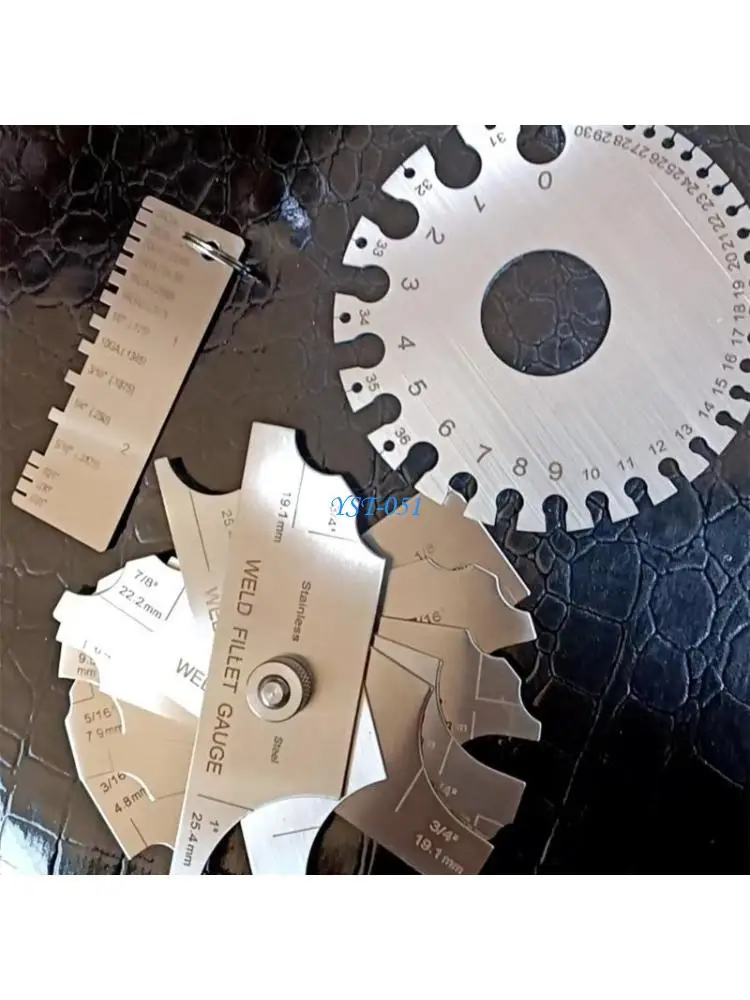

E15A Metal Sheet Thickness Gauge Metal Weld Fillet Gage Welding Inspection Test Ulnar