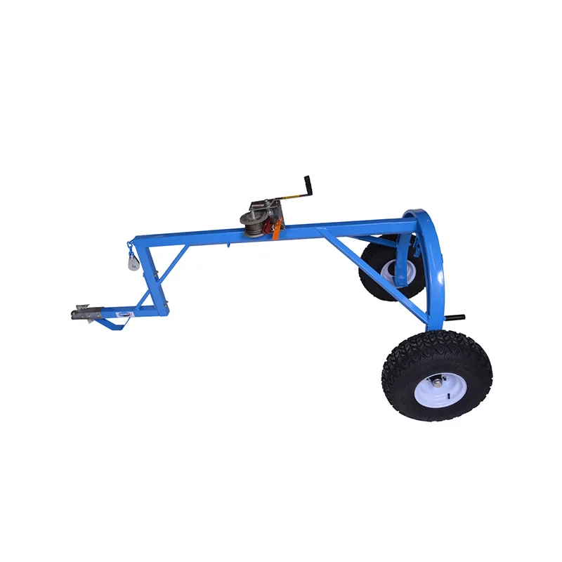 Forestry logging machine ATV log set trolley arch