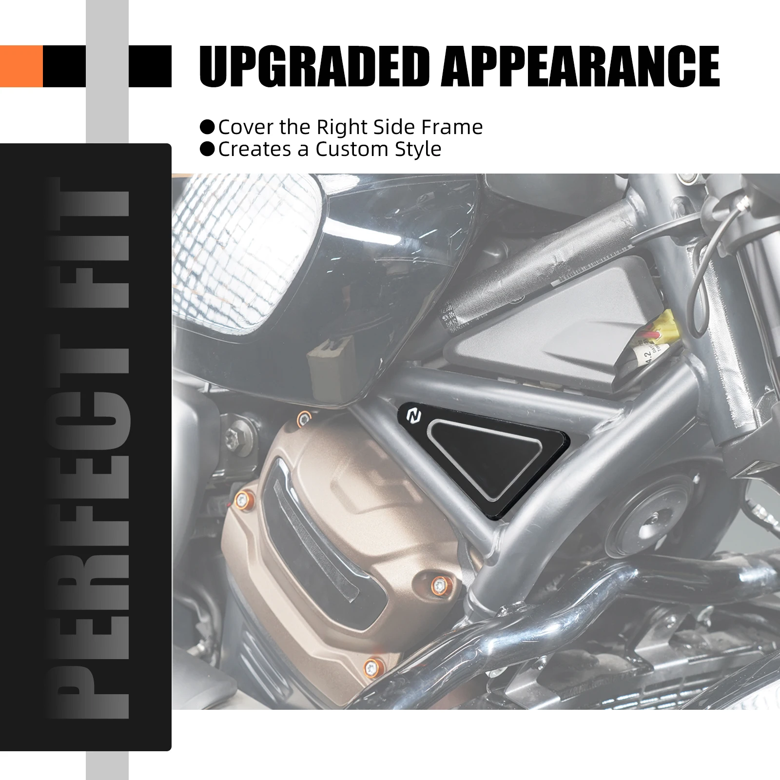 Motorcycle Right Side Cover Front Frame Cover for Harley Sportster S RH1250S 2021-2024 Nightster RH975 2022 2023 2024