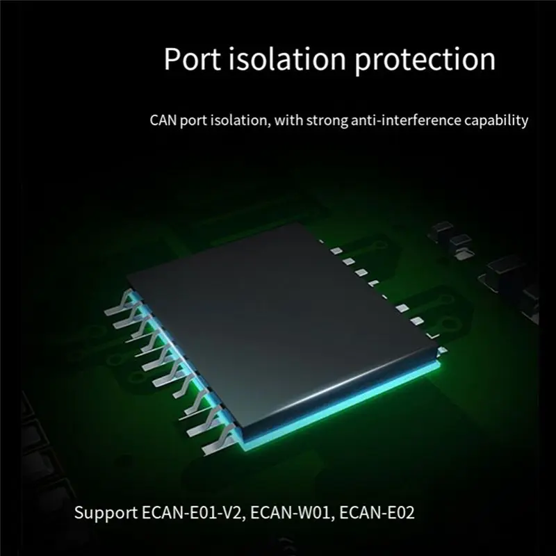 B76B ECAN-E01S CAN 2.0 to Ethernet Protocol Converter 2 Way CAN BUS Relay Supports TCP/UDP 8-28V