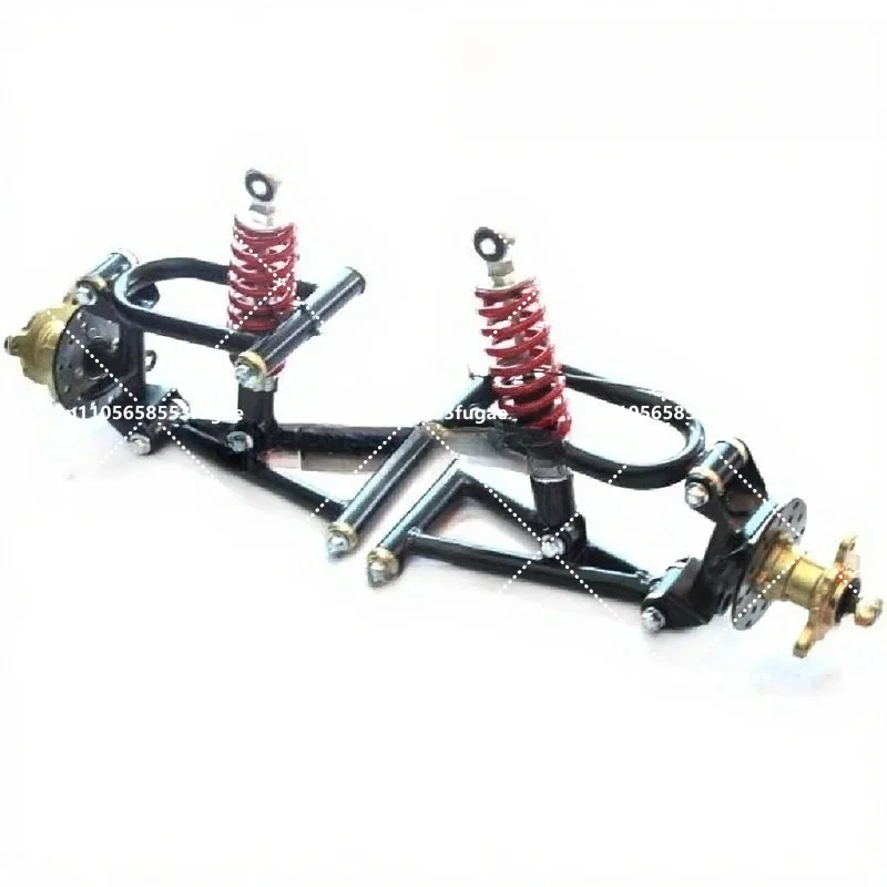 4 Wheel ATV Front Suspension Rocker Arm Horn Shaft Shock Absorber Kit Go-Kart Upgrade Parts