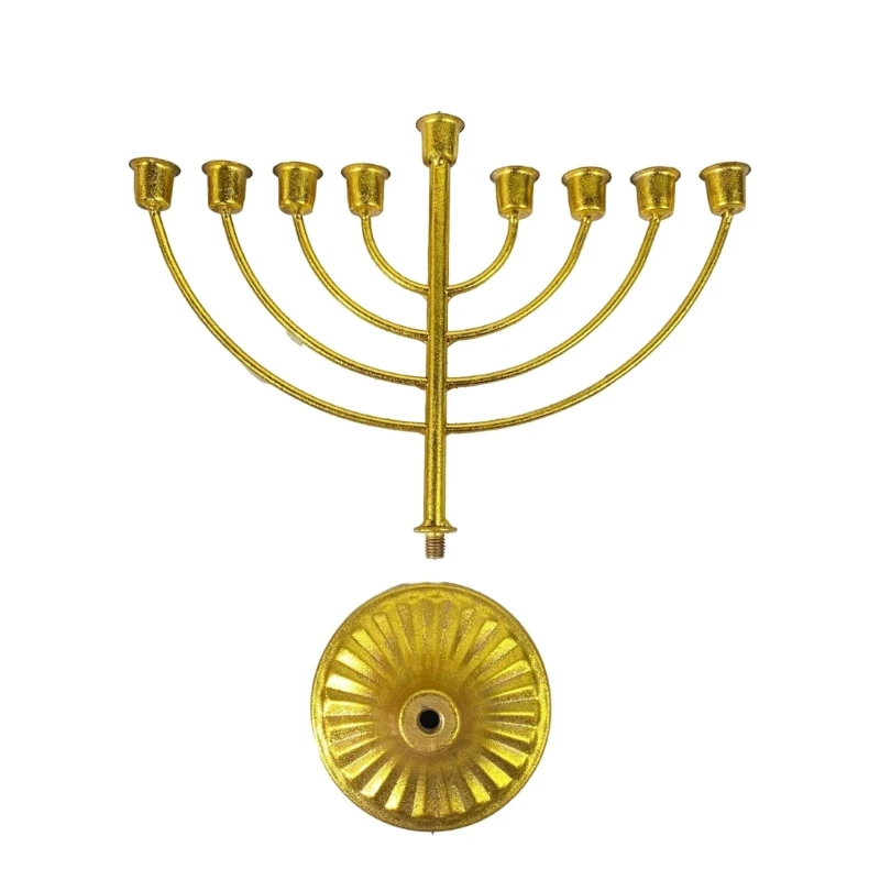 7/9 Branch Hanukkah Stand Artistic Stand 7/9 Headed Candelabrum Stylish Home Decor for 0.51in Dia 87HA