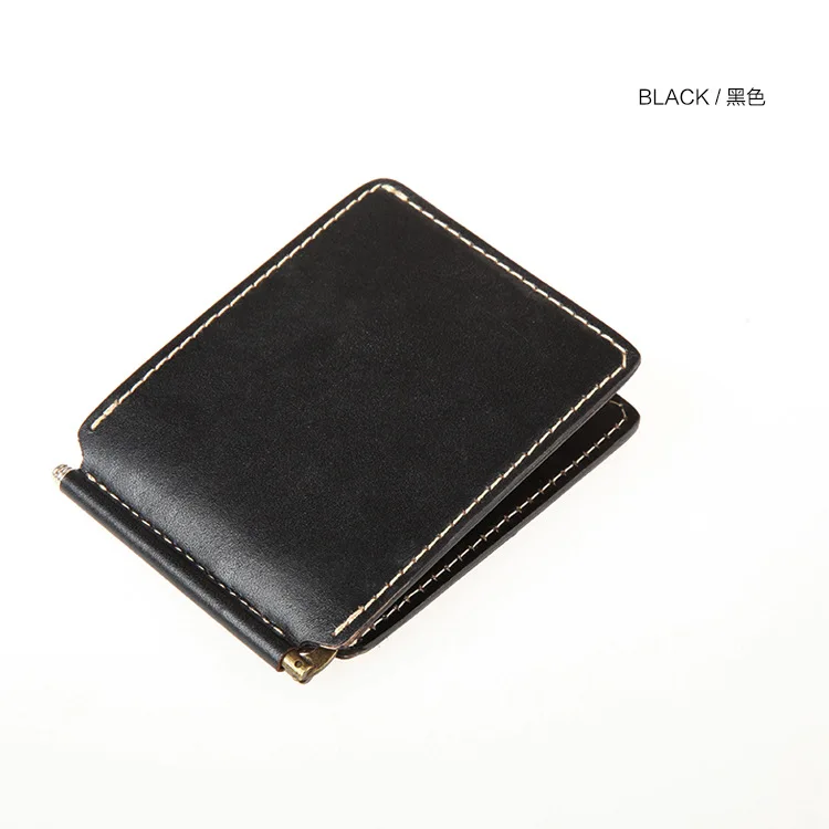 Men's retro fashion wallet short money clip