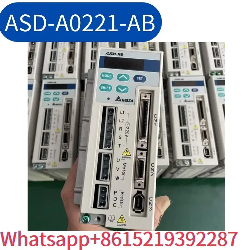 second-hand Servo driver ASD-A0221-AB 200W tested ok