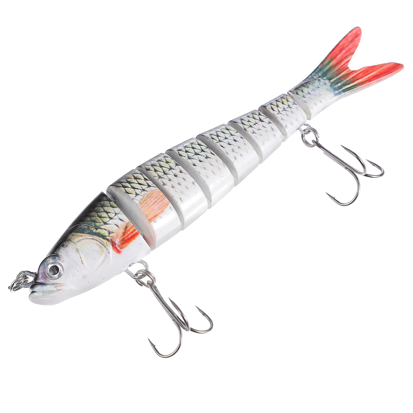 

Multi Jointed Baits Fishing Lure Realistic ABS Durable Outdoor Activity Fake Fish Bait Suitable Various Fish Seasons Accessories