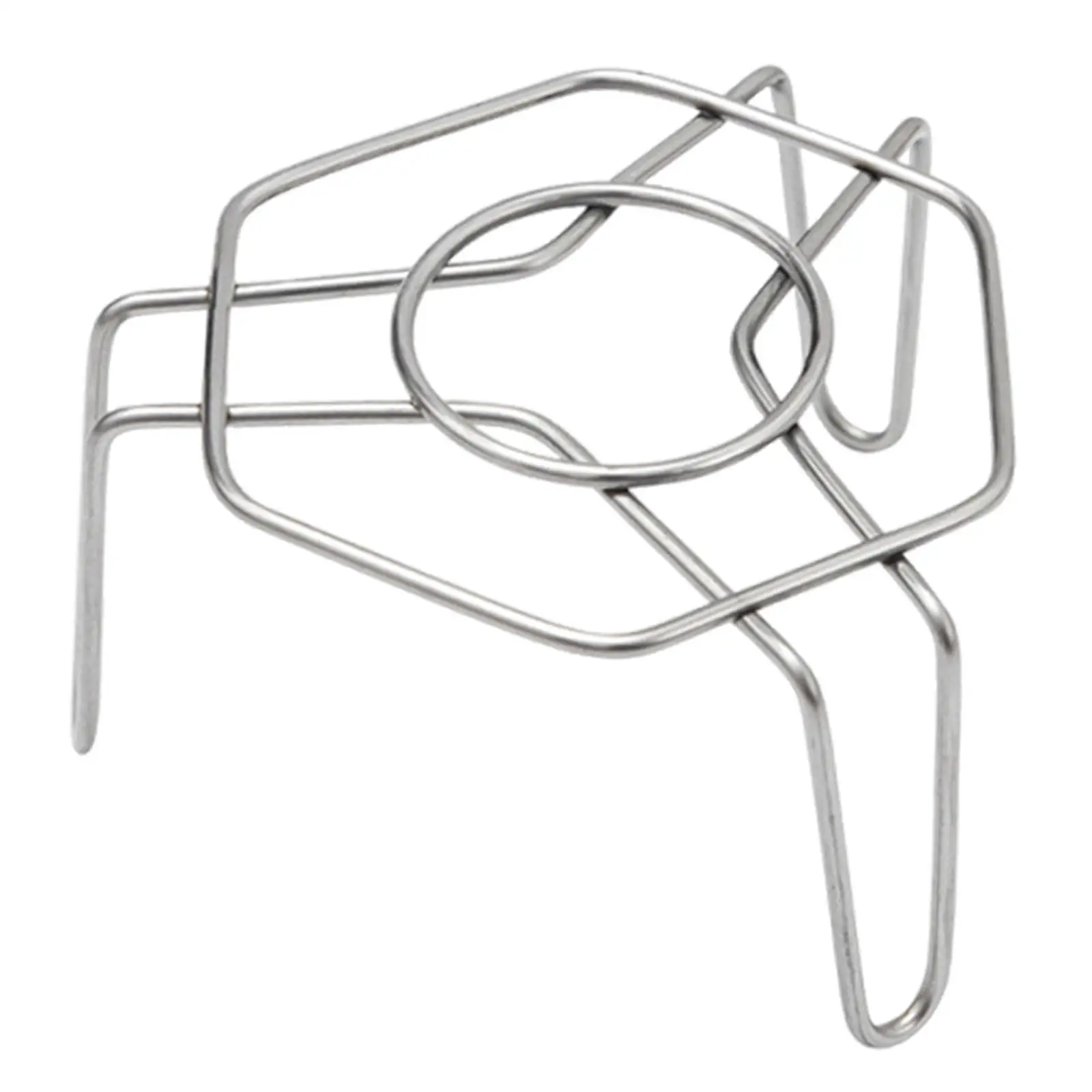 Stainless Steel Mini Steaming Rack Heavy Duty U Feet Pot Stand Cooking Tool for Quail Eggs Small Pots