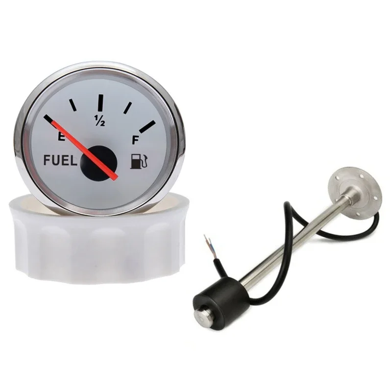 Water Level Gauge Sensor WS100-WS500mm Fuel for Tank Meter Sending With Red Backlight 100-500mm 0-190 Ohm Sensor