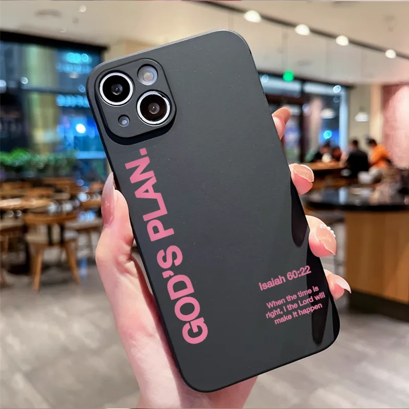 God's Plan Jesus Bible Verse Q - Phone Cases Quotes review and price