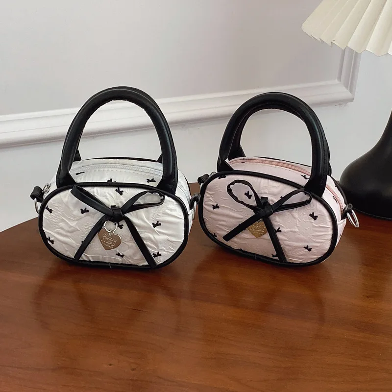 

2025 summer new stylish bow women handbag fashionable cross-body small bag fashion female handbag