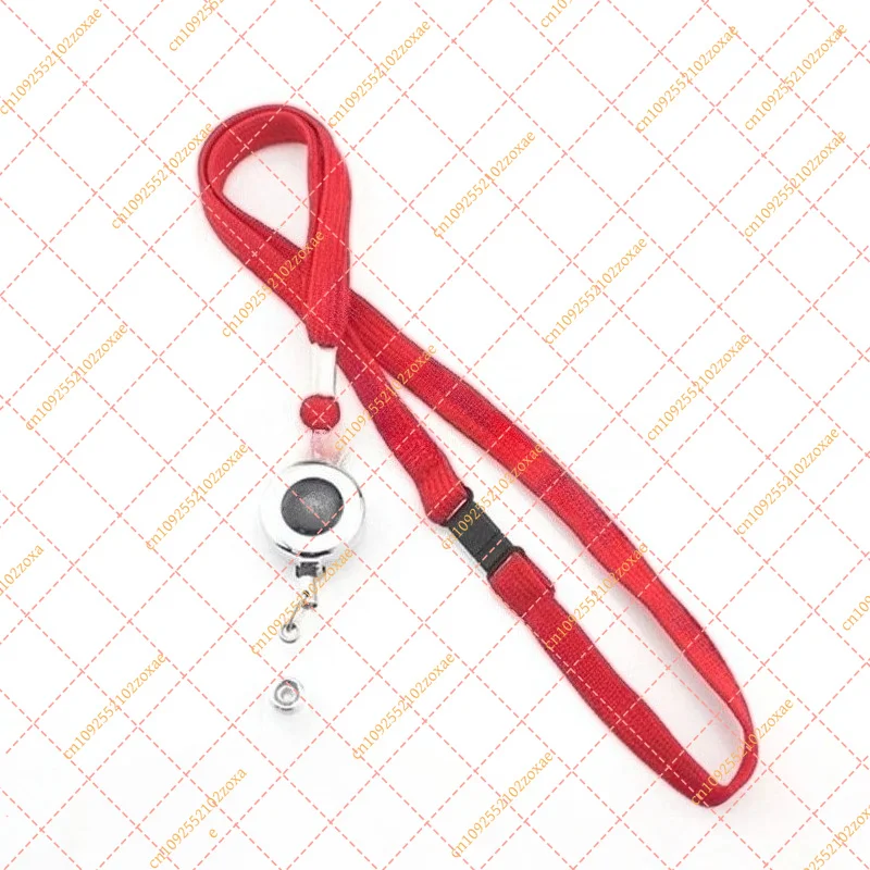 Aviation Lanyard Metal Buckle ID Badge Holder Retractable Neck Strap Crew Certificate Card Sleeve