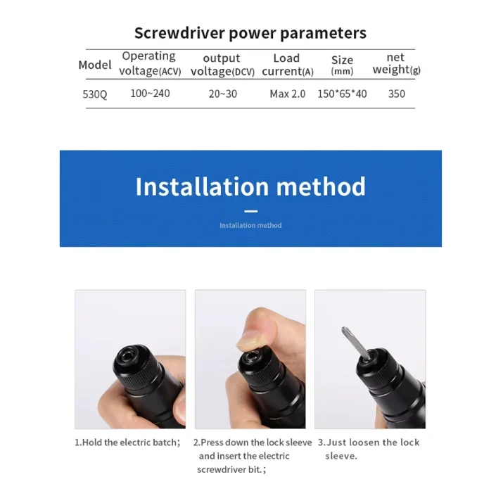 Industrial-grade Drill Bit Set with Electric Screwdriver Pen (including Power Tools) Brushless Electric Screwdriver